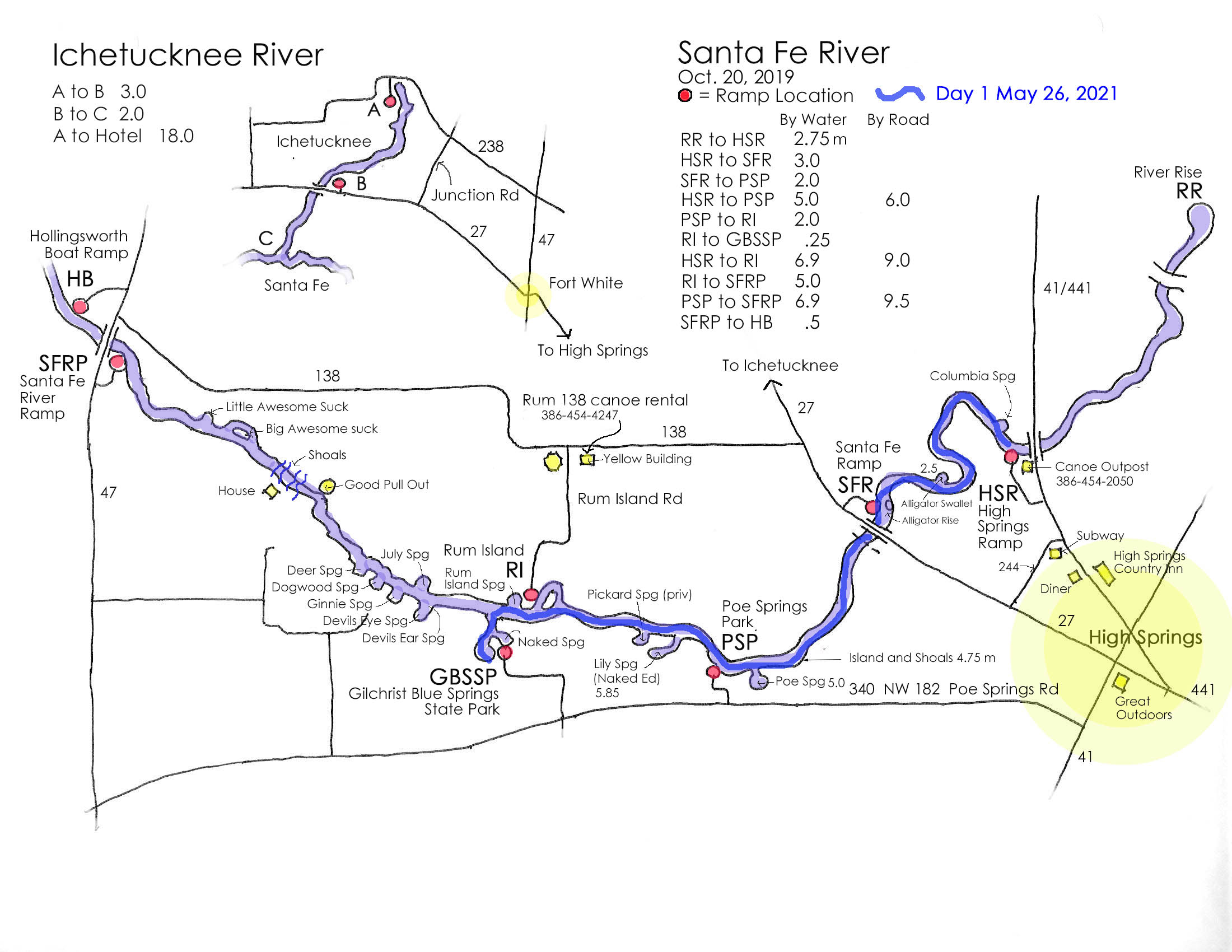 Kayaking the Santa Fe – Spoonbill Courier